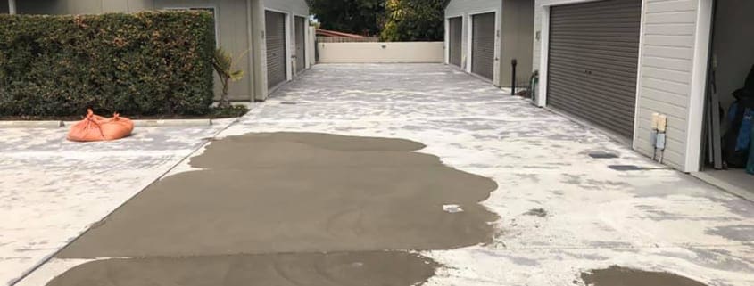 Concrete Driveway Repair Before - Decorative Concrete Resurfacing