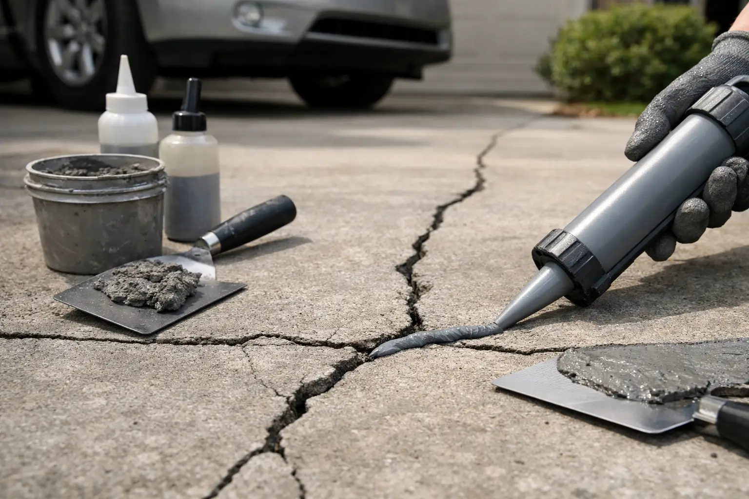 Best Concrete Driveway Crack Repair Options