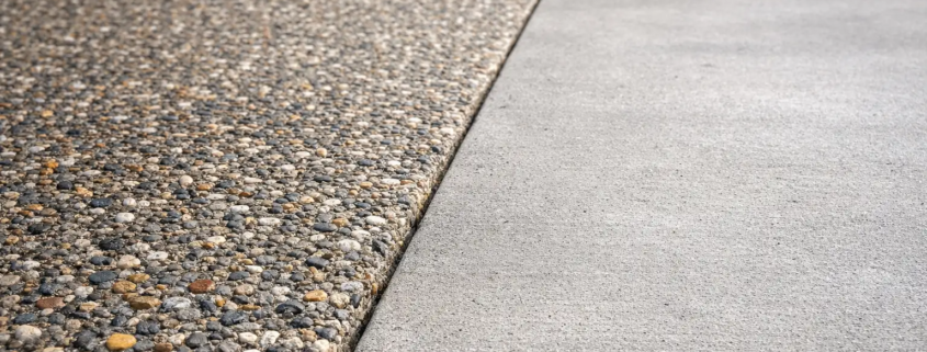 Exposed Aggregate vs Plain Concrete