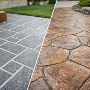 Stencil Concrete vs Stamped Concrete