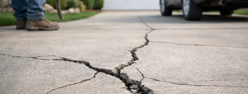 Why Concrete Driveway Cracks Happen