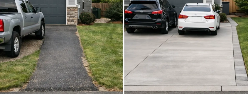 Driveway Extension Before and After Results