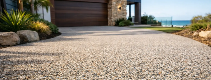 Gold Coast Exposed Aggregate Driveways