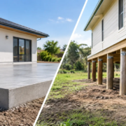 Concrete Slabs Versus Stumps for Your Home
