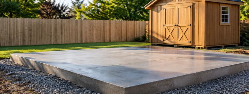 Concrete Foundations for Sheds That Last